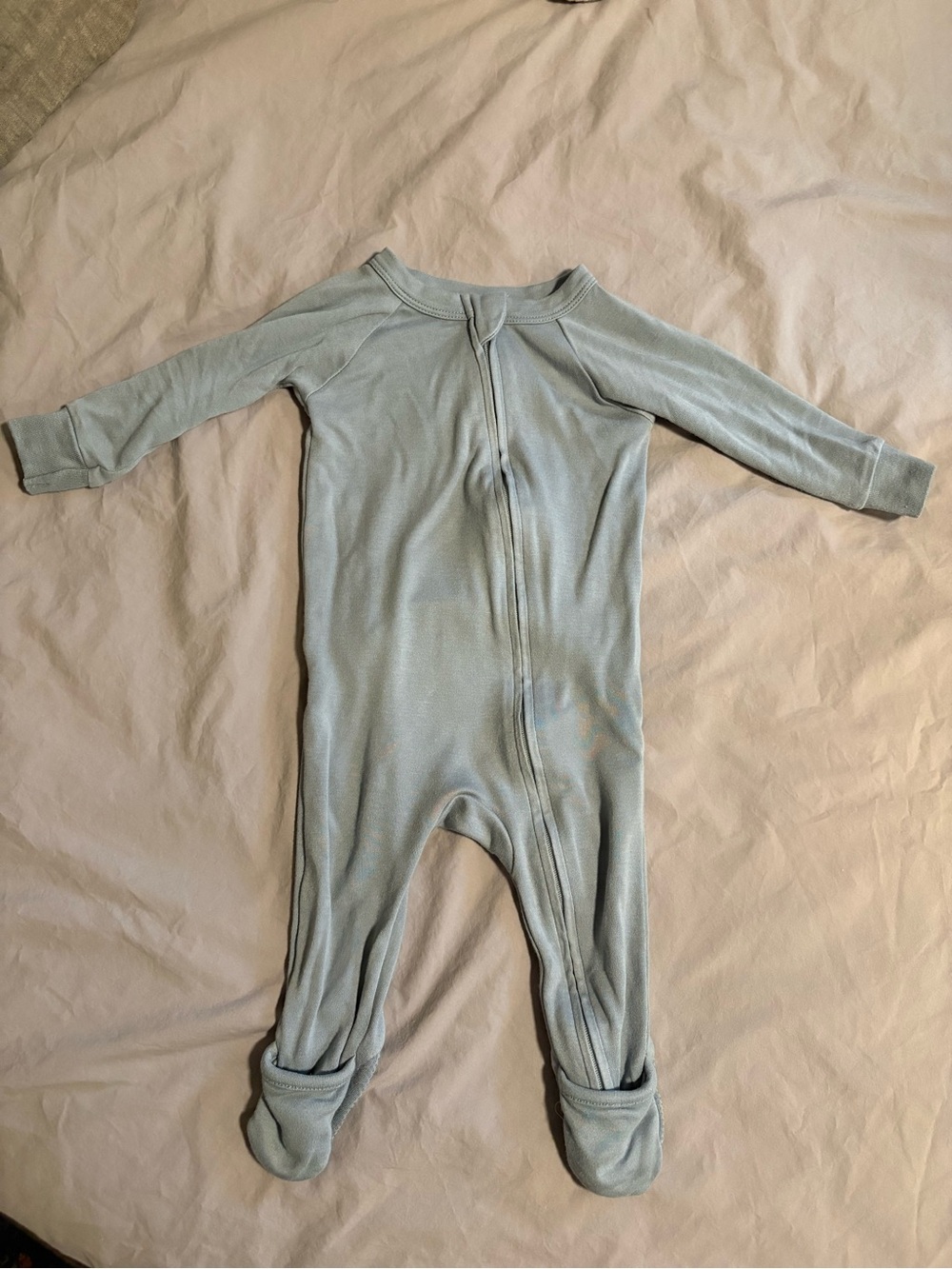 Goumi Kids 6-9M convertible Grow with You Footie in Poolside